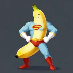 captain banana, superhero, by Arthur Adams