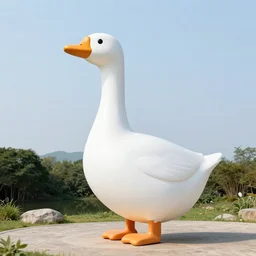 duck duck goose giant toys by dieter rams at cloudy shore
