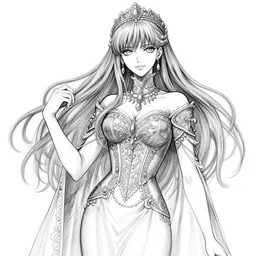 sketchbook manga, magnificent, medium shot, details, sharp focus, elegant, highly detailed, illustration, by jordan grimmer and greg rutkowski, intricate, beautiful, trending artstation, pixiv, digital art