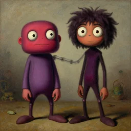 17th century painting of 2D from Gorillaz