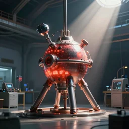 hadron antimatter vacuum reactor, cinematic, god rays, highly detailed,