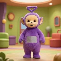 teletubby as the new hunt showdown boss monster, inside of its boss lair