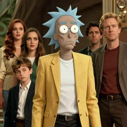 rick sanchez, by david wright, by ekman, by runci, by frham, vintage, pronounced features, attractive, beautiful, epic, realistic beautiful, natural lighting, pinup poster