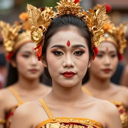 bali island, balinese dancers, perfect faces