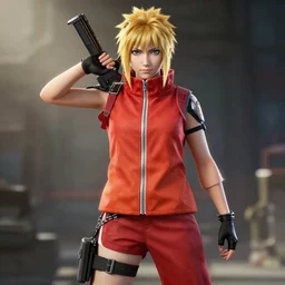 ichigo aoi in call of duty world modern warfare, ps 4, video game still