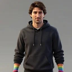 highly detailed portrait justin trudeau in ( ( chartreuse hoody rainbow socks ) ) holding ar - 1 5! in gta v stephen bliss unreal engine fantasy art by greg rutkowski loish rhads ferdinand knab makoto shinkai lois van baarle ilya kuvshinov rossdraws tom bagshaw global illumination radiant light detailed intricate environment