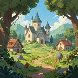 fairy tale place, trending on artstation, by Devianart