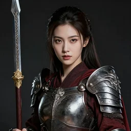 beautiful warrior, portrait, highly detailed