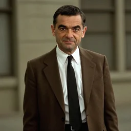 a film still of mr bean in resevoir dogs ( 1 9 9 2 )