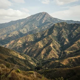 8 k, hyperealistic, detailed, unreal engine, octane render of a mountain range in west africa