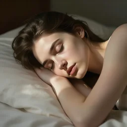 beautiful realistic portrait of afternoon sleep artgerm