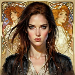 beautiful woman, ellen ripley, close portrait, anime!!, fantasy, ultra detailed, symmetry, intricate, dynamic lighting, hyperrealism, digital art, digital painting, artstation, wlop, sharp focus, illustration, art by artgerm and greg rutkowski and alphonse mucha, 8 k