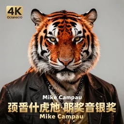 ( ( ( hyperrealist portrait of gangster tiger ) ) ) by mike campau, head and torso, pimp og animal, badass style, looking cool, plain background, photorealistic, octane render, vibrant colors, unreal engine, dynamic lighting, perfect factions, very detailed faces, intricate detail, trending on artstation, poster, volumetric lighting, 4 k, award winning