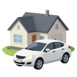 2 house car