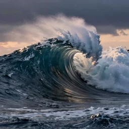 giant tzunami wave, twilight time