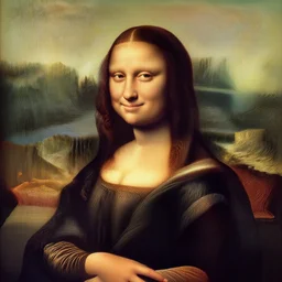 portrait of a cheerful mother by leonardo da vinci