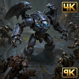 starcraft 2, uhd 4 k, artstation, hdr, 4 k, incredible detail, cinematic lighting, unreal engine 5, 8 k resolution, attacking protoss, crushing units