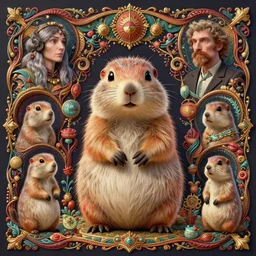 cute fluffy prairie dog :: by Martine Johanna and Simon Stålenhag and Chie Yoshii and Casey Weldon and Guillermo del toro :: ornate, dynamic, particulate, rich colors, intricate, elegant, highly detailed, centered, artstation, smooth, sharp focus, octane render, 3d