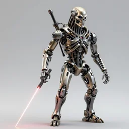 a laser whip, ultra realistic, intricate details, terminator artifacts, half cyborg, highly detailed by peter mohrbacher, allen williams, hajime sorayama, wayne barlowe, boris vallejo, aaron horkey, gaston bussiere,
