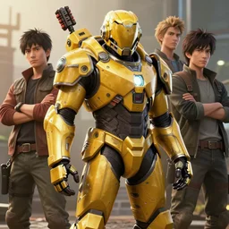 fallout 7 6 power armor, hyper realistic, design by mark ryden and pixar and hayao miyazaki, unreal 5, daz, hyperrealistic, octane render, cosplay, rpg portrait, dynamic lighting, intricate, that looks like it is from borderlands and by feng zhu and loish and laurie greasley, victo ngai, andreas rocha, john harris