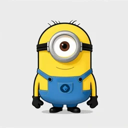 bitcoin minion, 4 k, minimalistic