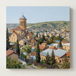 tbilisi painted by jeremy mann