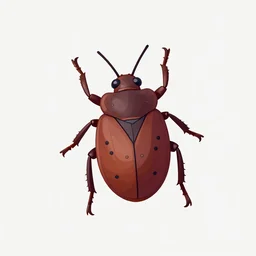 ui art of a detailed bug, clean vector art 3 d model, global illumination, by lois van baarle, ilya kuvshinov, kilian eng,