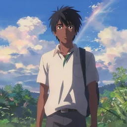 daniel kaluuya in a still from the anime your name ( 2 0 1 6 ) directed by makoto shinkai