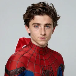 timothee chalamet as spiderman
