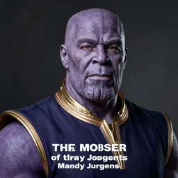 Portrait of the mobster Thanos by Mandy Jurgens