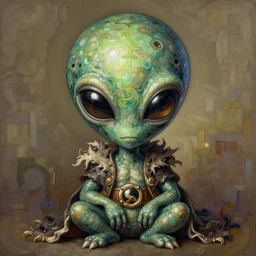 demon alien mascot character, digital painting, portrait, 4k wallpaper, intricate detailed brush strokes, masterpiece, cute, chibi, beautiful, gorgeous, stunning, meticulous composition, unique design, by Junji Ito, by Frank Frazetta, by Takashi Murakami, by Kentaro Miura, by Monet, by Rembrandt, by Michelangelo
