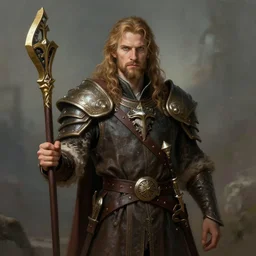 christian beil portrait as a dnd character fantasy art.