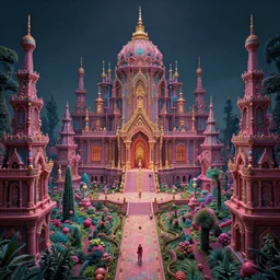 infinite final fantasy candyland landscape fall god temple, moody : : wes anderson, roger dean, sophie anderson, esao andrews : : ornate, dynamic, particulate, intricate, elegant, highly detailed, centered, artstation, smooth, sharp focus, octane render, 3 d