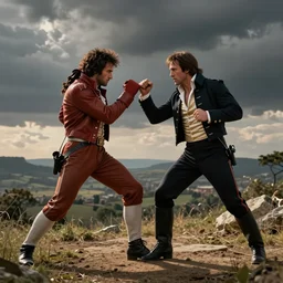 Napoleon Bonaparte vs Chuck Norris fight scene
