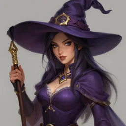 portrait of cute attractive sexy witch, highly detailed, digital painting, artstation, concept art, sharp focus, illustration, hearthstone, art by wlop and greg rutkowski