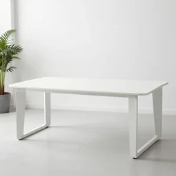 modern white table