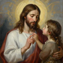 a very detailed painting of Jesus dabbing by John Jude Palencar, 4k, high quality