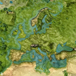 topview map, miniature photography closeup, h0, 1:87, Meadow, hills, highly detailed, satellite image, game map, anno 1404, catan, civilization, by tim hildebrandt, by rhads, megascans texture