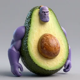 thanos is an avocado, hyperdetailed, artstation, cgsociety, 8 k