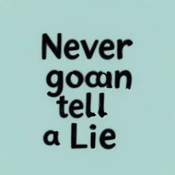 never gonna tell a lie, digital art