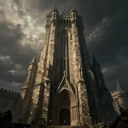 tower of doom, medieval architecture, dramatic lighting, cinematic, establishing shot, extremly high detail, foto realistic, cinematic lighting, post processed, concept art, artstation, matte painting, style by eddie mendoza, raphael lacoste, alex ross
