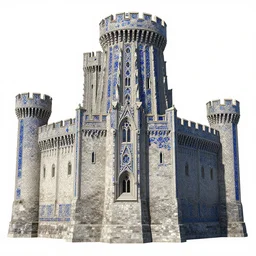 dornish castle from westeros by hildebrandt, whelan and moebius, complex jeweled stonework, lapis lazulli, art nouveau architecture, decorative wrought iron, engraving, beautiful castle, studio ghibli, satoshi kon, funimation