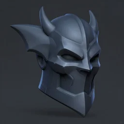 dark knight cavalryman head, stylized stl, 3 d render, activision blizzard style, hearthstone style, darksiders art style, greg rutkowski style