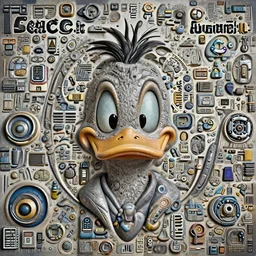 hyperrealistic mixed media image of Scrooge McDuck !!duck face!!, stunning 3d render inspired art by István Sándorfi and Greg Rutkowski, perfect facial symmetry, realistic, highly detailed attributes and atmosphere, dim volumetric cinematic lighting, 8k octane extremely hyper-detailed render, post-processing, masterpiece,