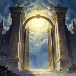The gates of Heaven by Marc Simonetti, 8k