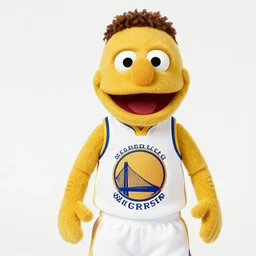 stephen curry as a muppet