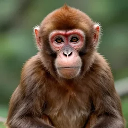 monkey with a matt damon's face