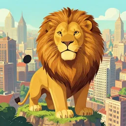 city built by lion folk