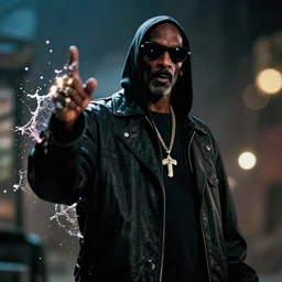 snoop dogg as ( ( the grim reaper ) ) in gears of war, splash art, movie still, cinematic lighting, dramatic, octane render, long lens, shallow depth of field, bokeh, anamorphic lens flare, 8 k, hyper detailed, 3 5 mm film grain