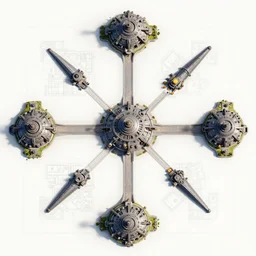 architectural floor plan gears of war map, symmetrical outpost